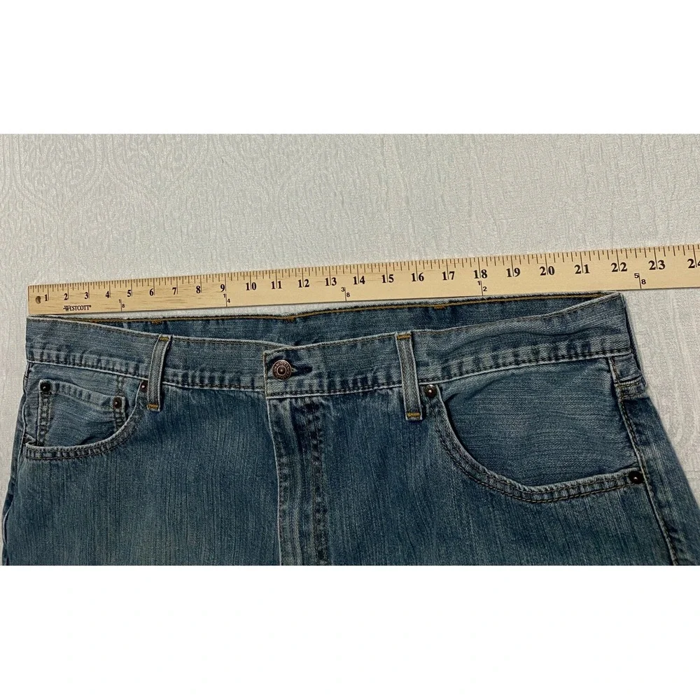 Levi's 559‎ Jeans Mens Size 44×28 Blue Relaxed Straight Wide Leg